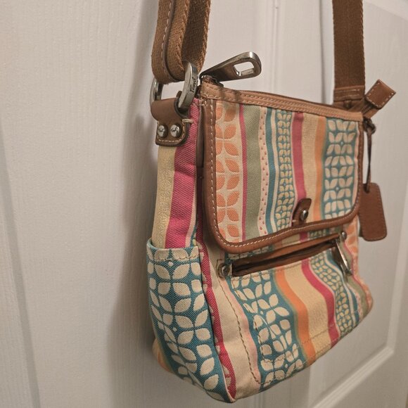 FOSSIL Women's Multi-Colors/Patterns Patchwork Crossbody Handbag - Small - Picture 1 of 10